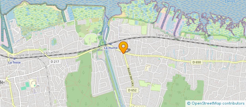 localisation de l'entreprise DES LACS  GUJAN-MESTRAS