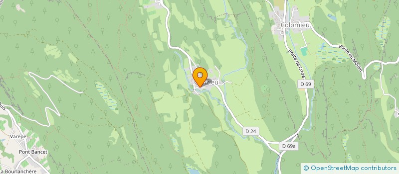 localisation de l'entreprise DES LACS  CONZIEU