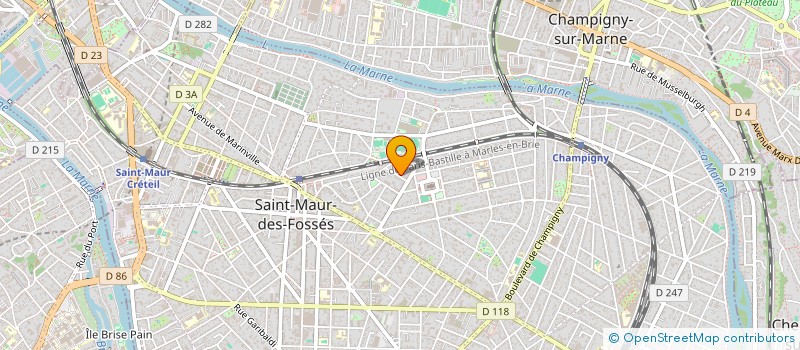 localisation de l'entreprise DES LACS à SAINT-MAUR-DES-FOSSES