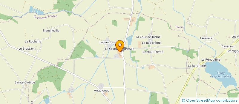 localisation de l'entreprise DES LANDES à CONQUEREUIL
