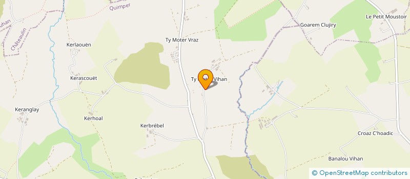 localisation de l'entreprise DES LANDES  SCAER