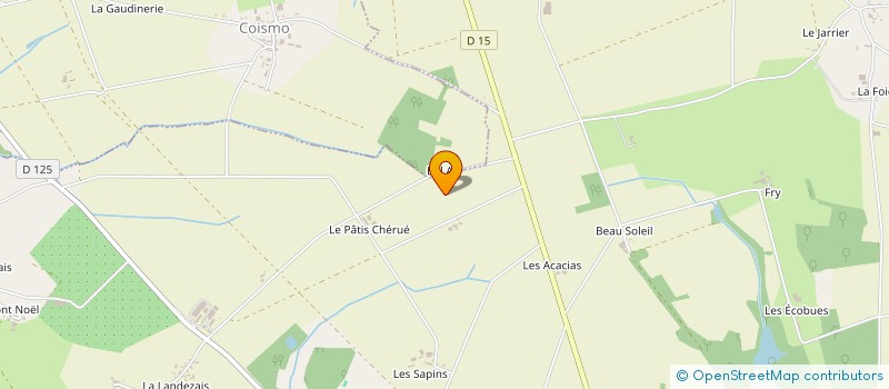 localisation de l'entreprise DES LANDES DE BEL AIR  GUEMENE-PENFAO