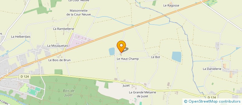 localisation de l'entreprise DES LANDES DE JUZET à GUEMENE-PENFAO