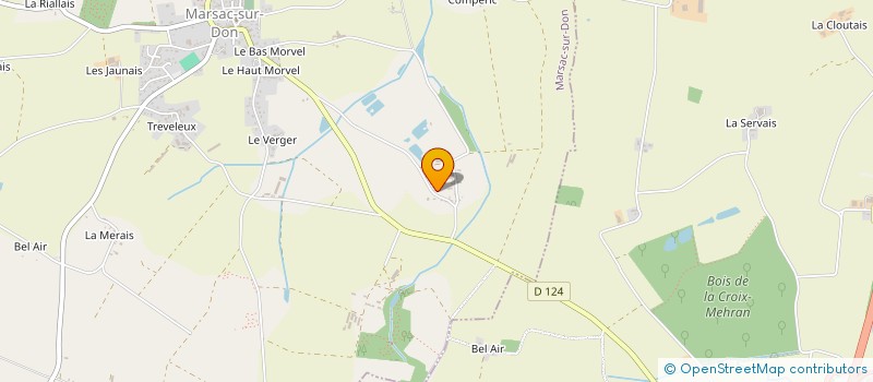 localisation de l'entreprise DES LANDES DU DON à MARSAC-SUR-DON