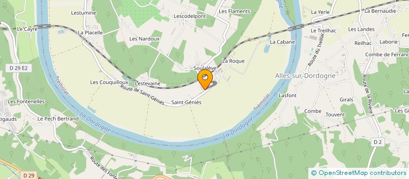 localisation de l'entreprise DES LAURIERS à TREMOLAT