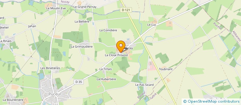 localisation de l'entreprise DES LAURIERS à PUCEUL