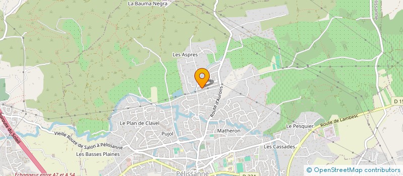 localisation de l'entreprise DES LENTILLES IMMOBILIER à PELISSANNE