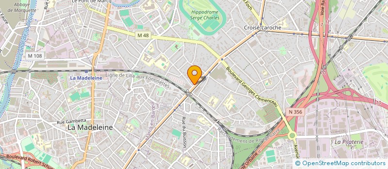 localisation de l'entreprise DES LIENS POUR GRANDIR à MARCQ-EN-BARŒUL