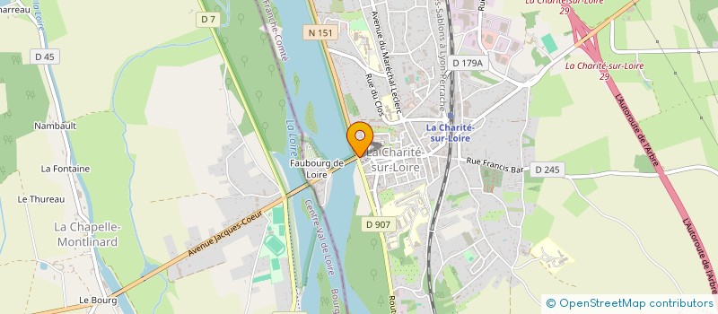 localisation de l'entreprise DES LIENS SE TISSENT  LA CHARITE-SUR-LOIRE