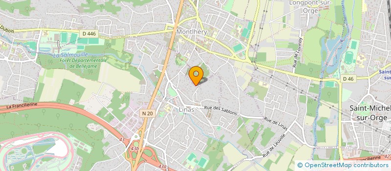 localisation de l'entreprise DES LIGNES à LINAS