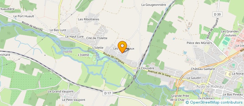 localisation de l'entreprise DES LILAS à AZAY-LE-RIDEAU