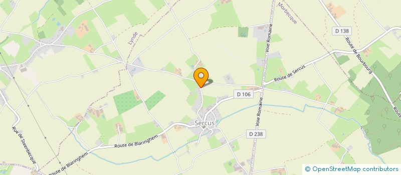 localisation de l'entreprise DES LILAS  SERCUS