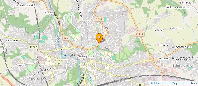 localisation de l'entreprise DES LILAS  PABU