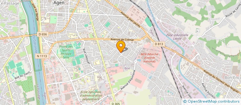 localisation de l'entreprise DES LILAS  AGEN