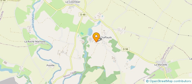 localisation de l'entreprise DES LILAS à SAINTE-CECILE