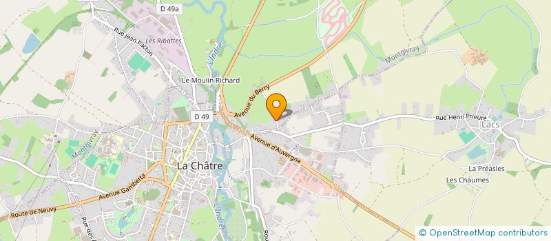 localisation de l'entreprise DES LILAS à MONTGIVRAY