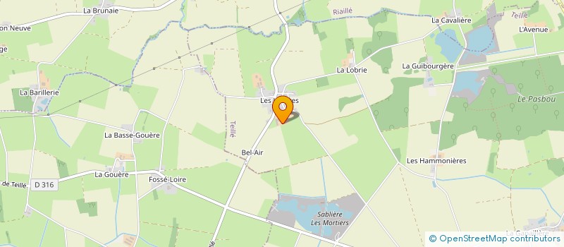 localisation de l'entreprise DES LINIERES à TEILLE