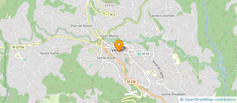 localisation de l'entreprise DES LIVRES ET DU REVE à VENCE