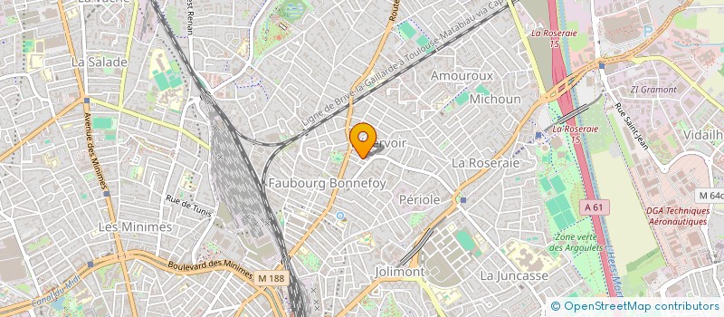 localisation de l'entreprise DES LIVRES ET NOUS à TOULOUSE