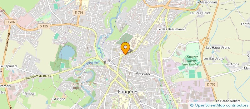 localisation de l'entreprise DES LIVRES ET VOUS à FOUGERES