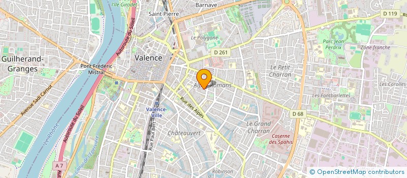 localisation de l'entreprise DES LIVRES PAS COMME LES AUTRES à VALENCE