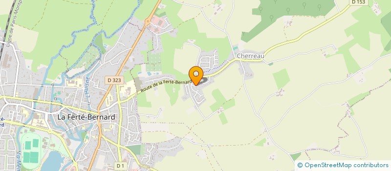 localisation de l'entreprise DES LIVRES POUR TOUS DE LA SARTHE à CHERRE-AU