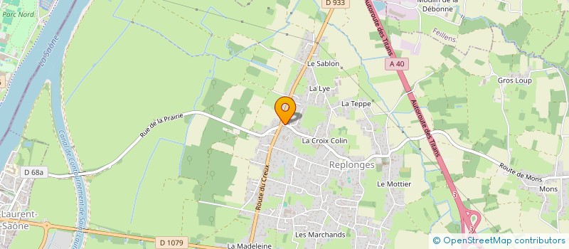 localisation de l'entreprise DES LL  REPLONGES