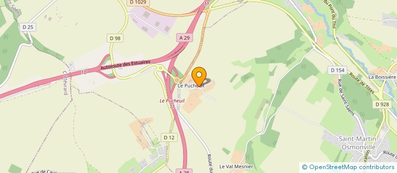 localisation de l'entreprise DES LONGS VALLONS  SAINT-MARTIN-OSMONVILLE