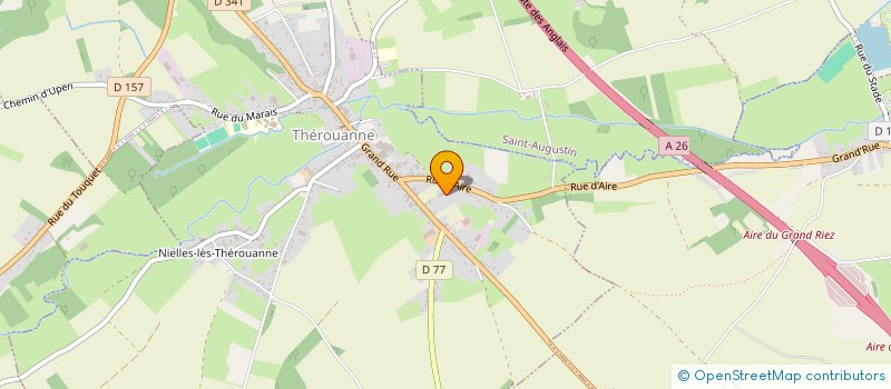 localisation de l'entreprise DES LONGUES HAIES  THEROUANNE