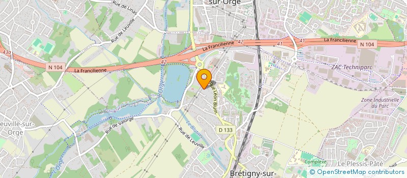 localisation de l'entreprise DES LOTS 52P ET 53P à BRETIGNY-SUR-ORGE