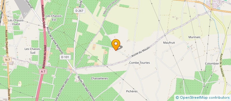 localisation de l'entreprise DES LOUIS  CHANOS-CURSON