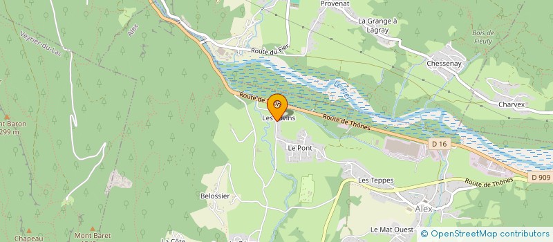 localisation de l'entreprise DES LOVINS  ALEX