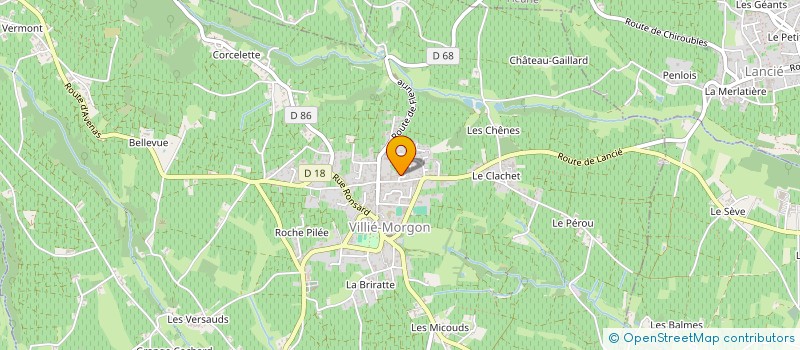 localisation de l'entreprise DES LUMIERES  VILLIE-MORGON