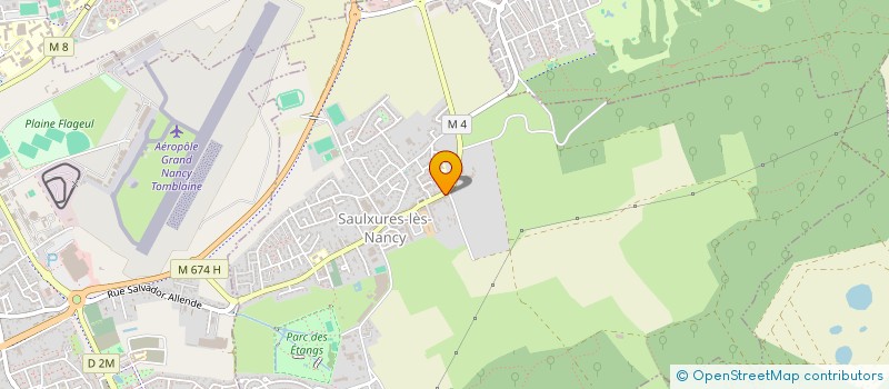 localisation de l'entreprise DES LUMIERES  SAULXURES-LES-NANCY