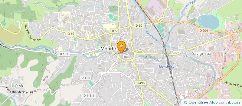 localisation de l'entreprise DES LUTINS  MONTBRISON