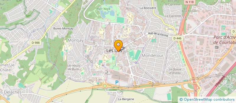 localisation de l'entreprise DES LYS à LES ULIS