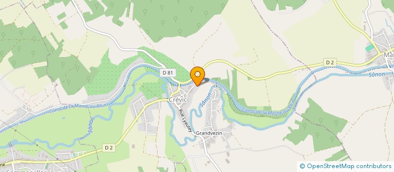 localisation de l'entreprise DES LYS  CREVIC