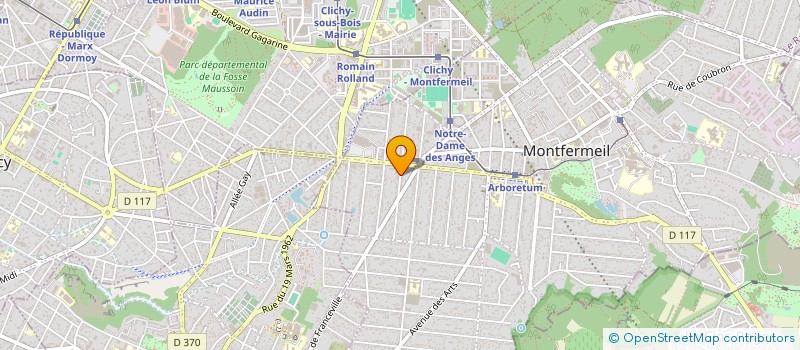 localisation de l'entreprise DES LYS à MONTFERMEIL