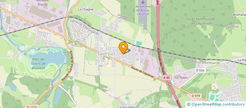 localisation de l'entreprise DES LYS  SAINT-JUST