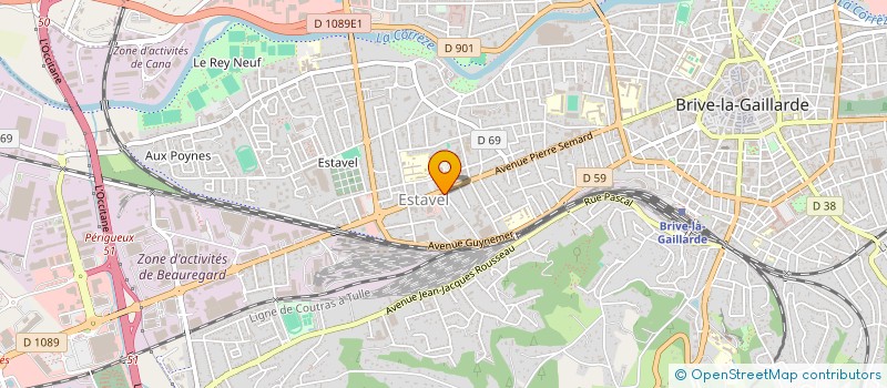 localisation de l'entreprise DES LYS  BRIVE-LA-GAILLARDE