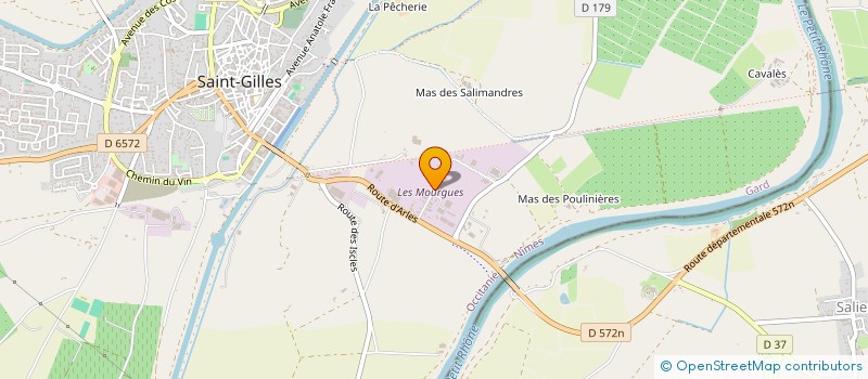 localisation de l'entreprise DES LYS à SAINT-GILLES