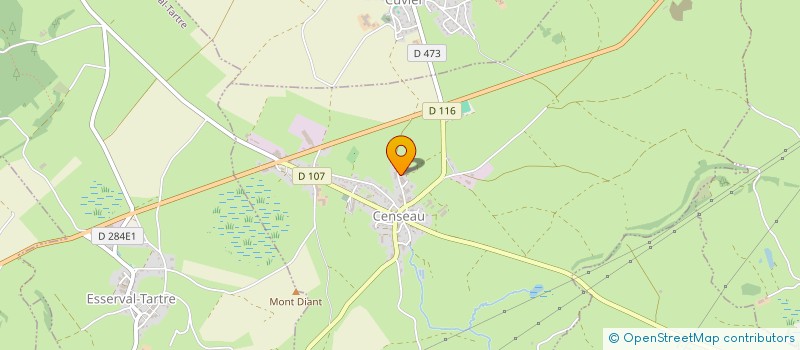 localisation de l'entreprise DES LYS  CENSEAU