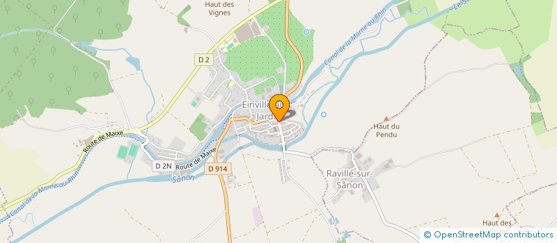 localisation de l'entreprise DES MAGASINS  EINVILLE-AU-JARD