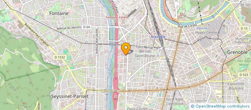 localisation de l'entreprise DES MAINS & DES SIGNES  GRENOBLE