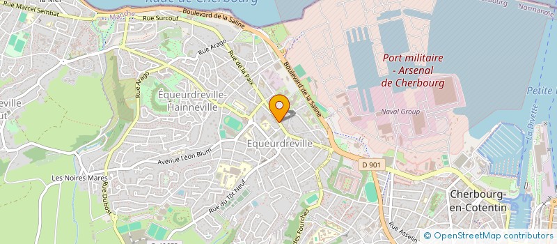 localisation de l'entreprise DES MAINS POUR MADAGASCAR   CHERBOURG-EN-COTENTIN