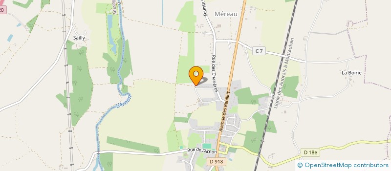 localisation de l'entreprise DES MAISONS NEUVES  MEREAU