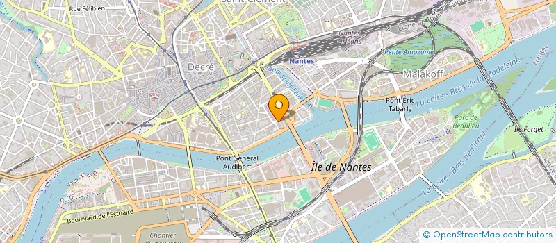localisation de l'entreprise DES MAISONS PARTOUT à NANTES