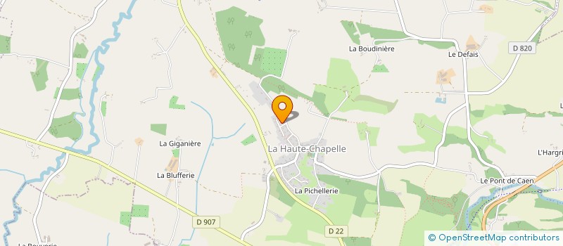 localisation de l'entreprise DES MAITRES à DOMFRONT-EN-POIRAIE