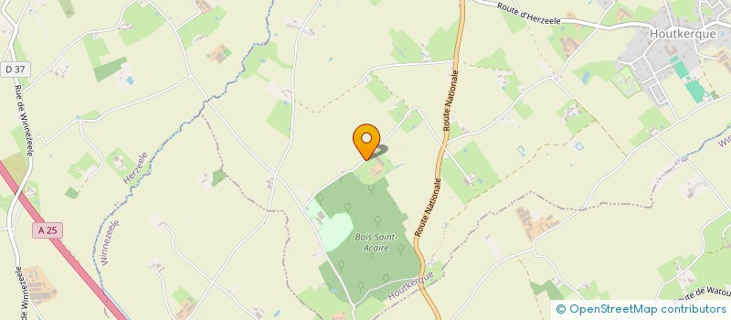 localisation de l'entreprise DES MANDES  HOUTKERQUE