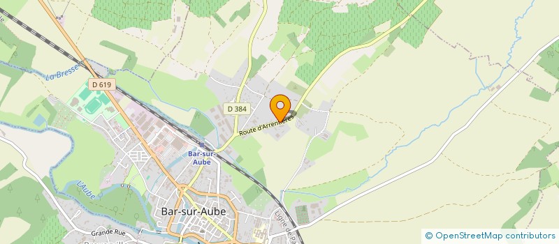 localisation de l'entreprise DES MARAICHERS à BAR-SUR-AUBE